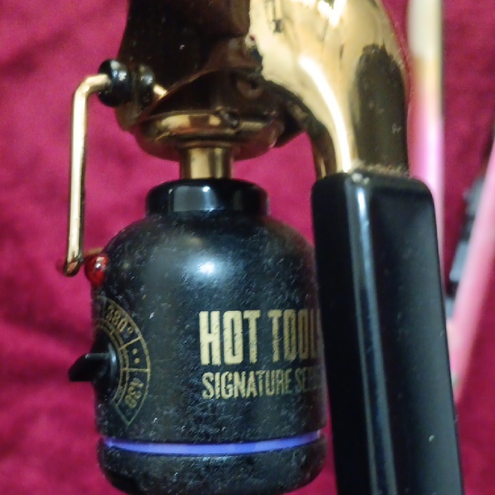Gold and Black Curling Iron - Picture 3 of 15
